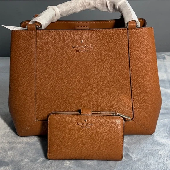 Kate Spade Lena Medium Satchel and Bifold Wallet Set - Picture 14 of 15